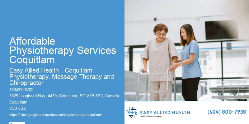 Affordable Physiotherapy Services Coquitlam Physiotherapy and Wellness