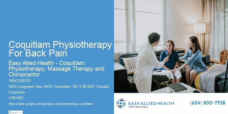 Customized Physical Therapy Programs Coquitlam Physiotherapy For Back Pain