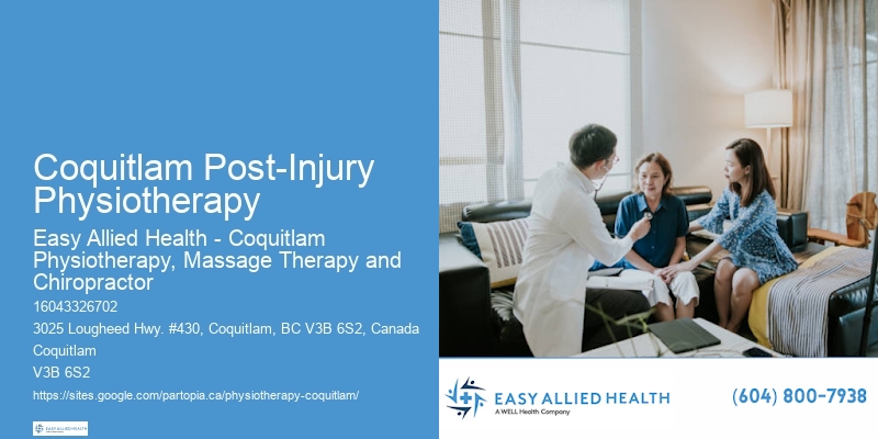 Physiotherapy Services for Aging Population Coquitlam Post-Injury Physiotherapy