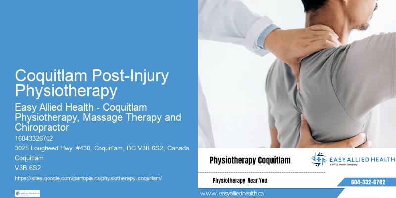 Coquitlam Post-Injury Physiotherapy Senior Rehab Specialists