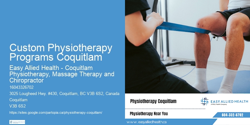 Physiotherapists Custom Physiotherapy Programs Coquitlam