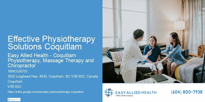 Effective Physiotherapy Solutions Coquitlam Physiotherapy for Athletic Injuries