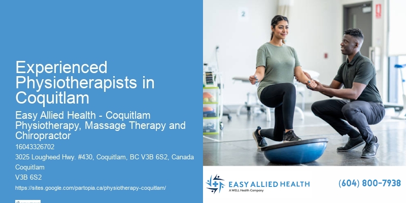 Experienced Physiotherapists in Coquitlam Physiotherapy Services