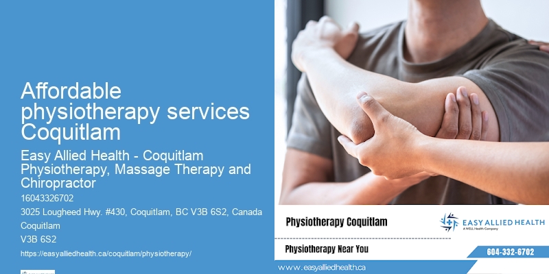 Affordable physiotherapy services Coquitlam physiotherapy for dizziness