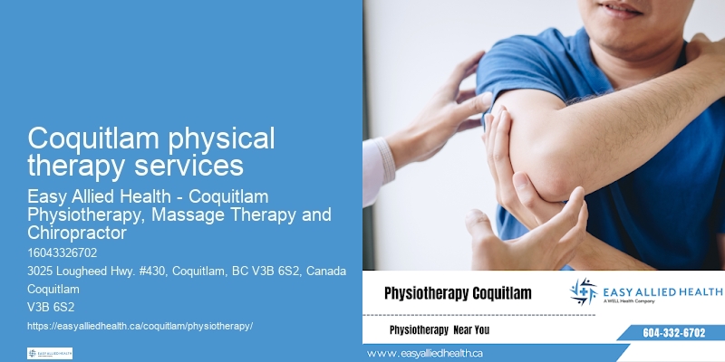 Coquitlam physical therapy services physio care plans