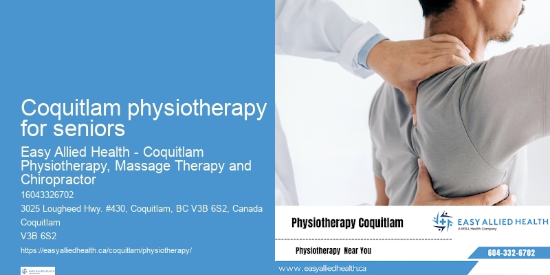 Shoulder pain relief Coquitlam physiotherapy for seniors physiotherapy