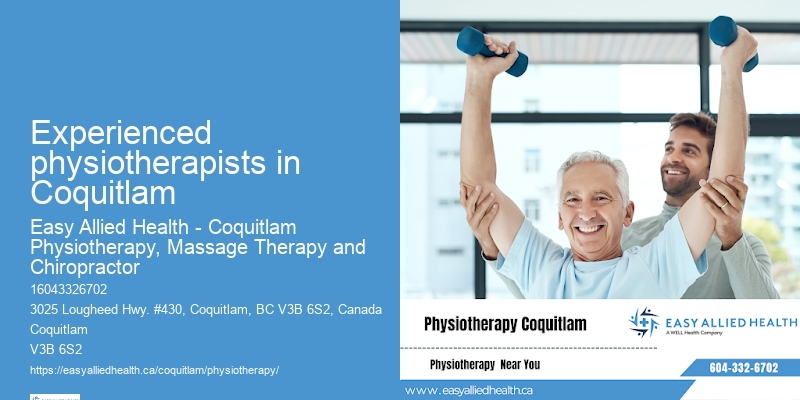 Physiotherapy for rehabilitation Experienced physiotherapists in Coquitlam