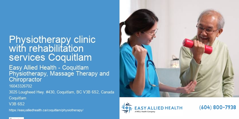 Knee pain physiotherapy exercises Physiotherapy clinic with rehabilitation services Coquitlam