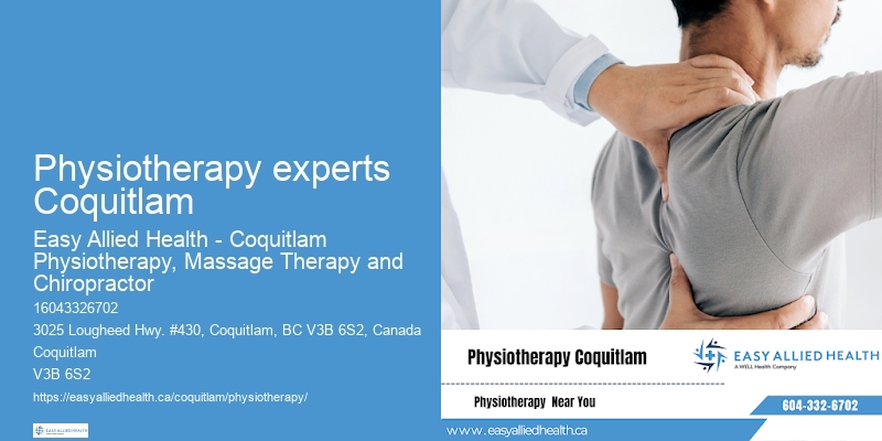 Physiotherapy experts Coquitlam physical therapy services