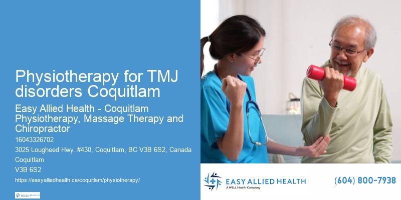 Physiotherapy for TMJ disorders Coquitlam physio for muscle strains
