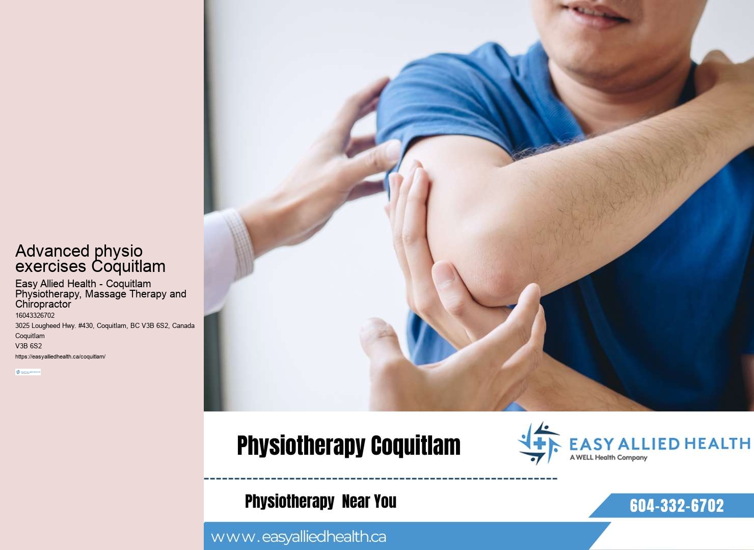 Physiotherapy recommendations for joint pain Coquitlam