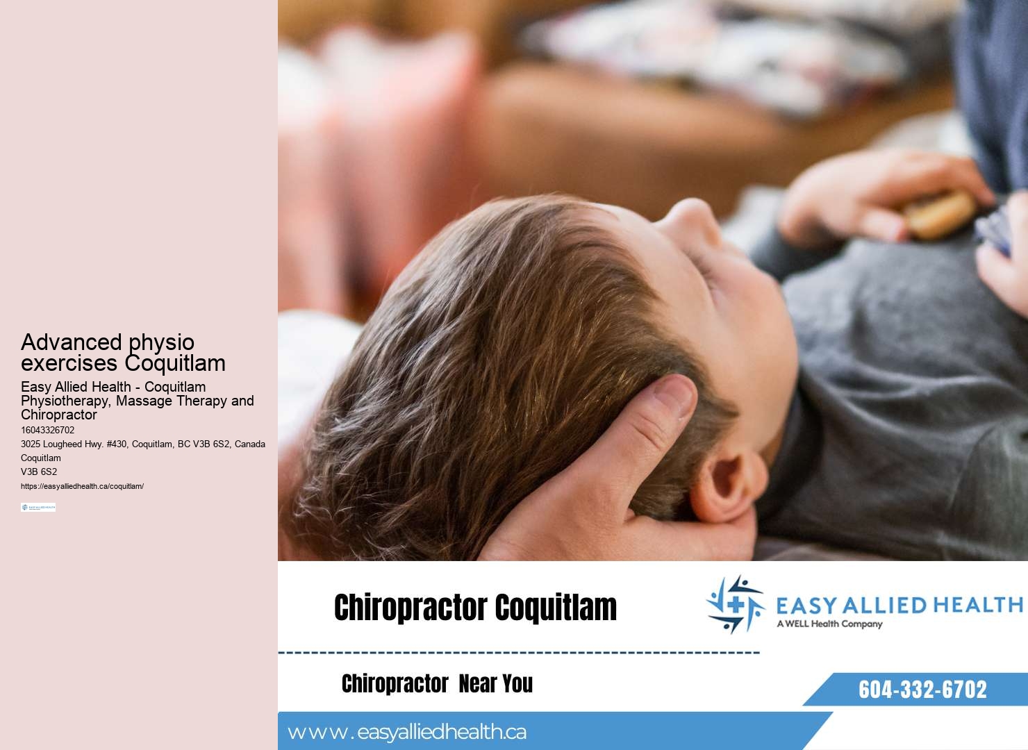 Local physiotherapy Coquitlam