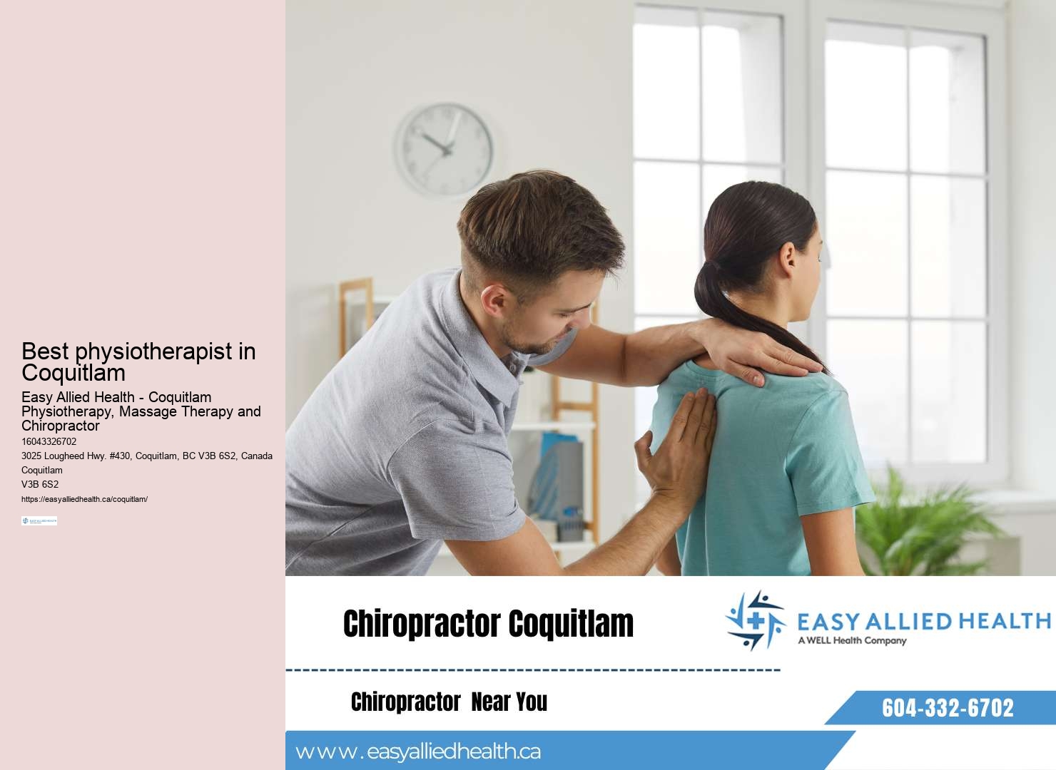 Coquitlam physiotherapy for orthopedic conditions