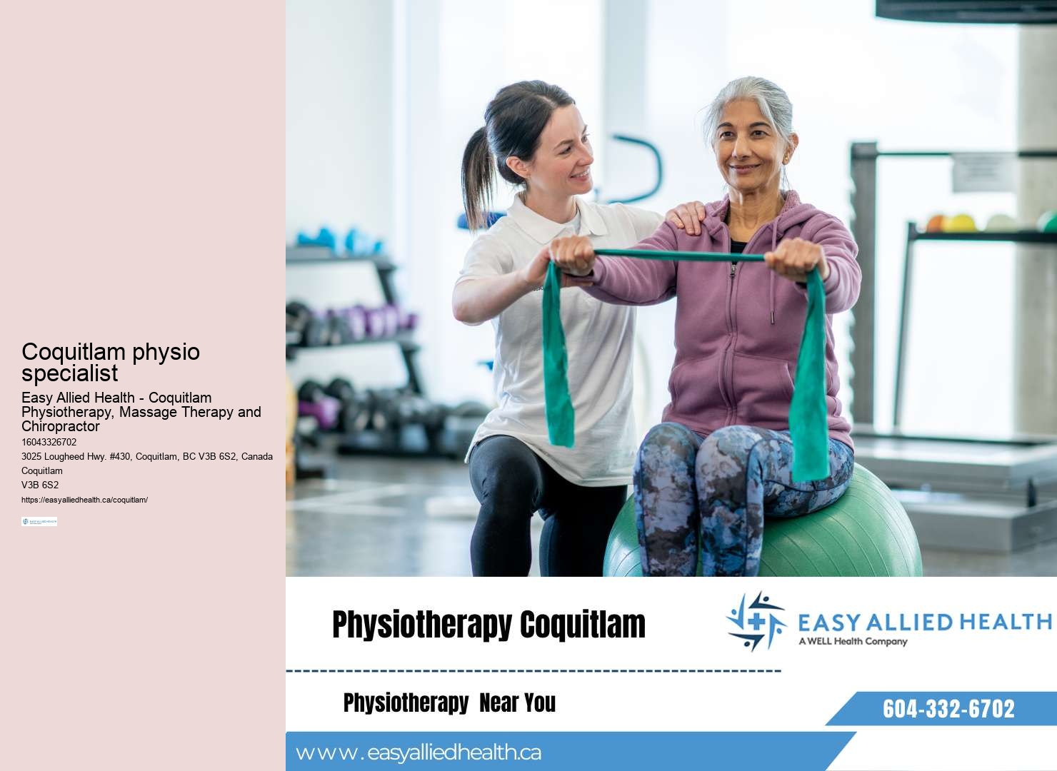 Coquitlam physiotherapy for joint replacement recovery