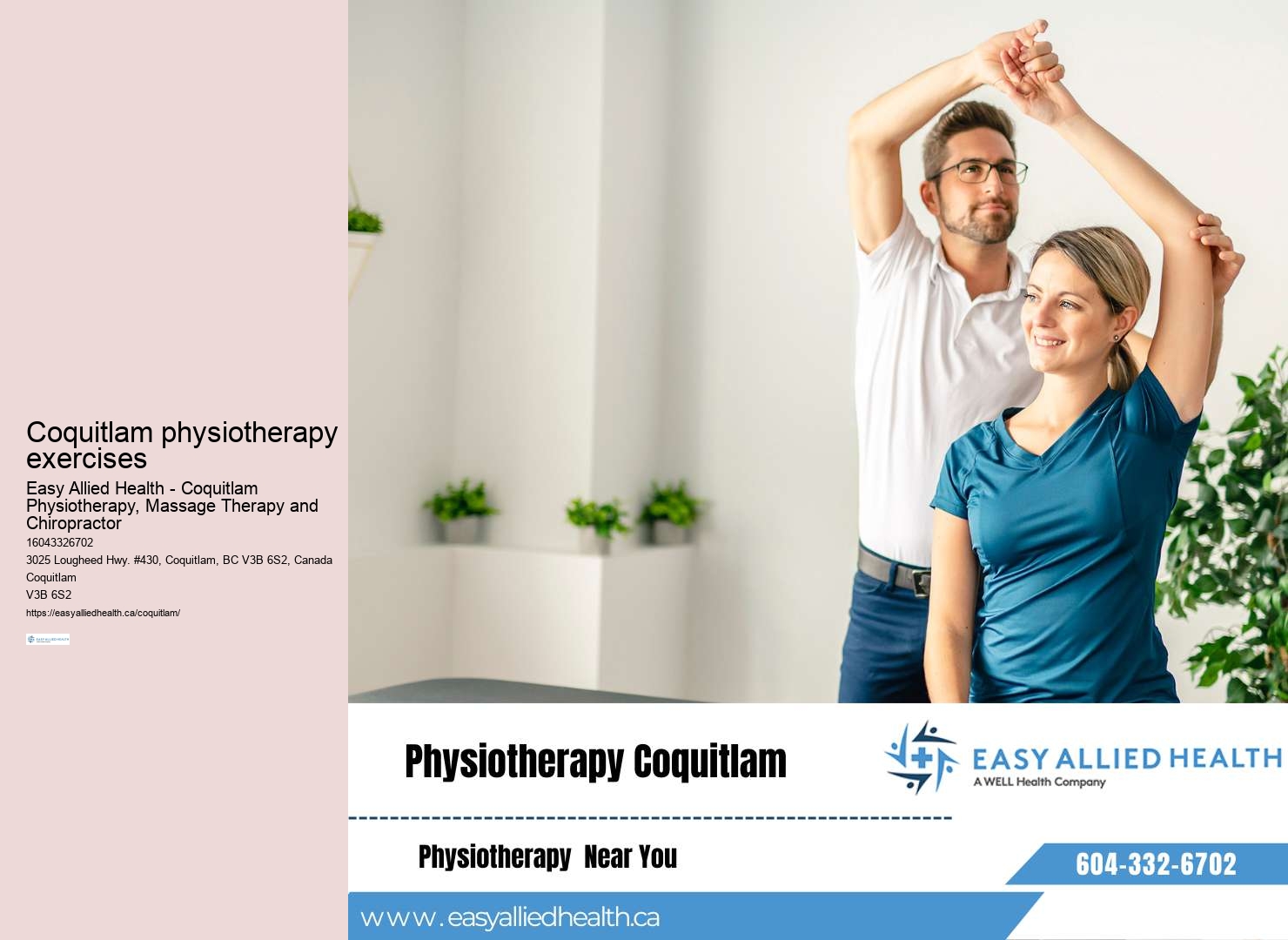 Expert rehabilitation Coquitlam