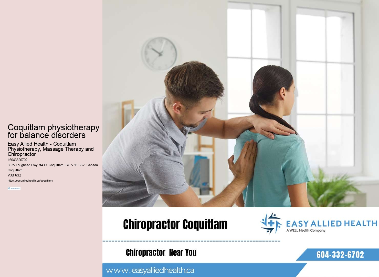 Accredited TMJ clinics Coquitlam