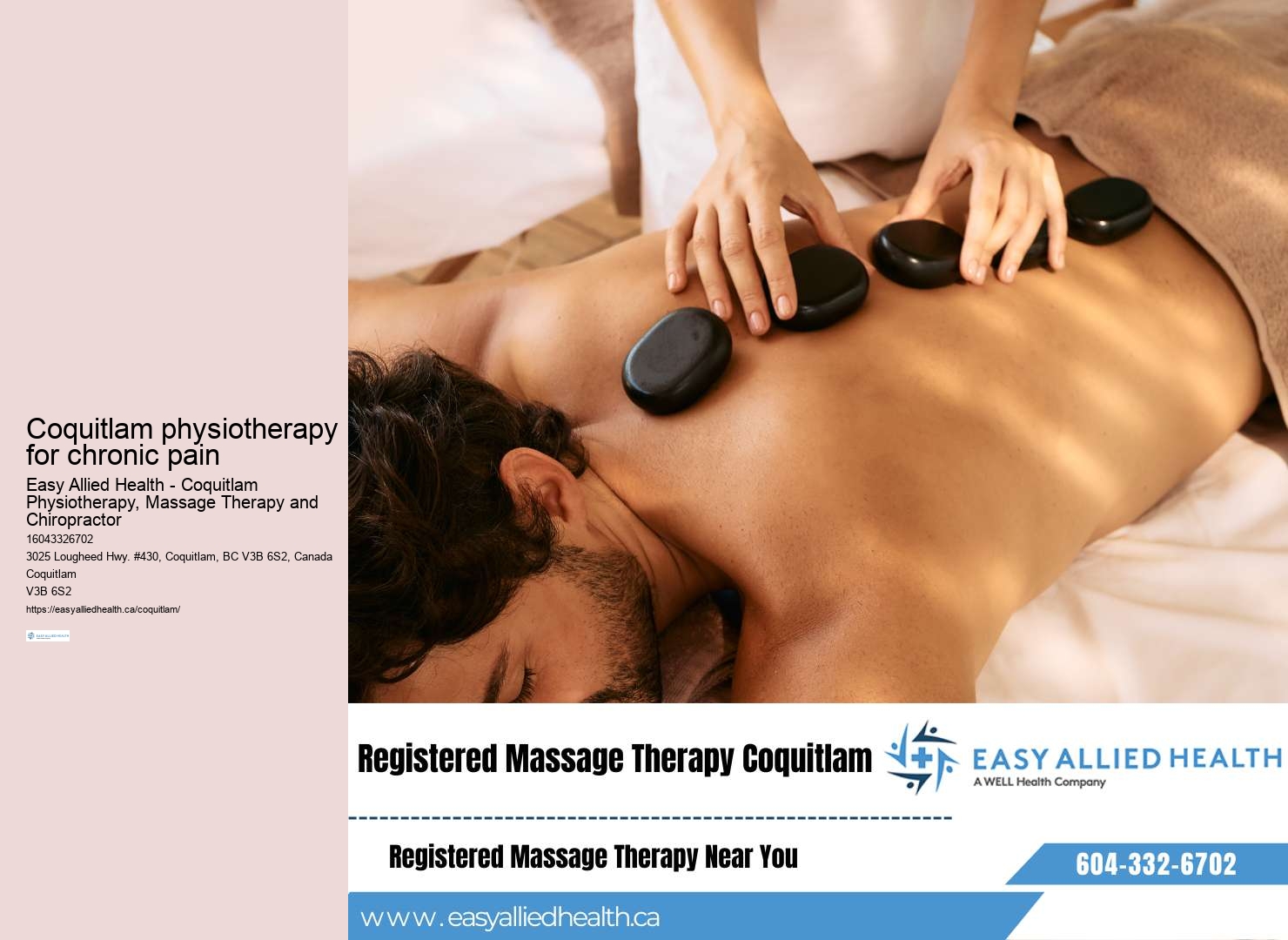 Affordable physiotherapy Coquitlam