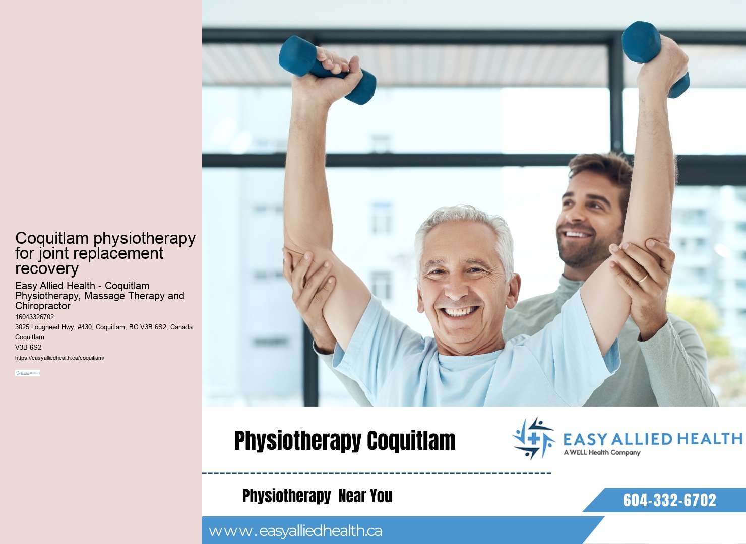 Coquitlam physiotherapy for neurological rehabilitation