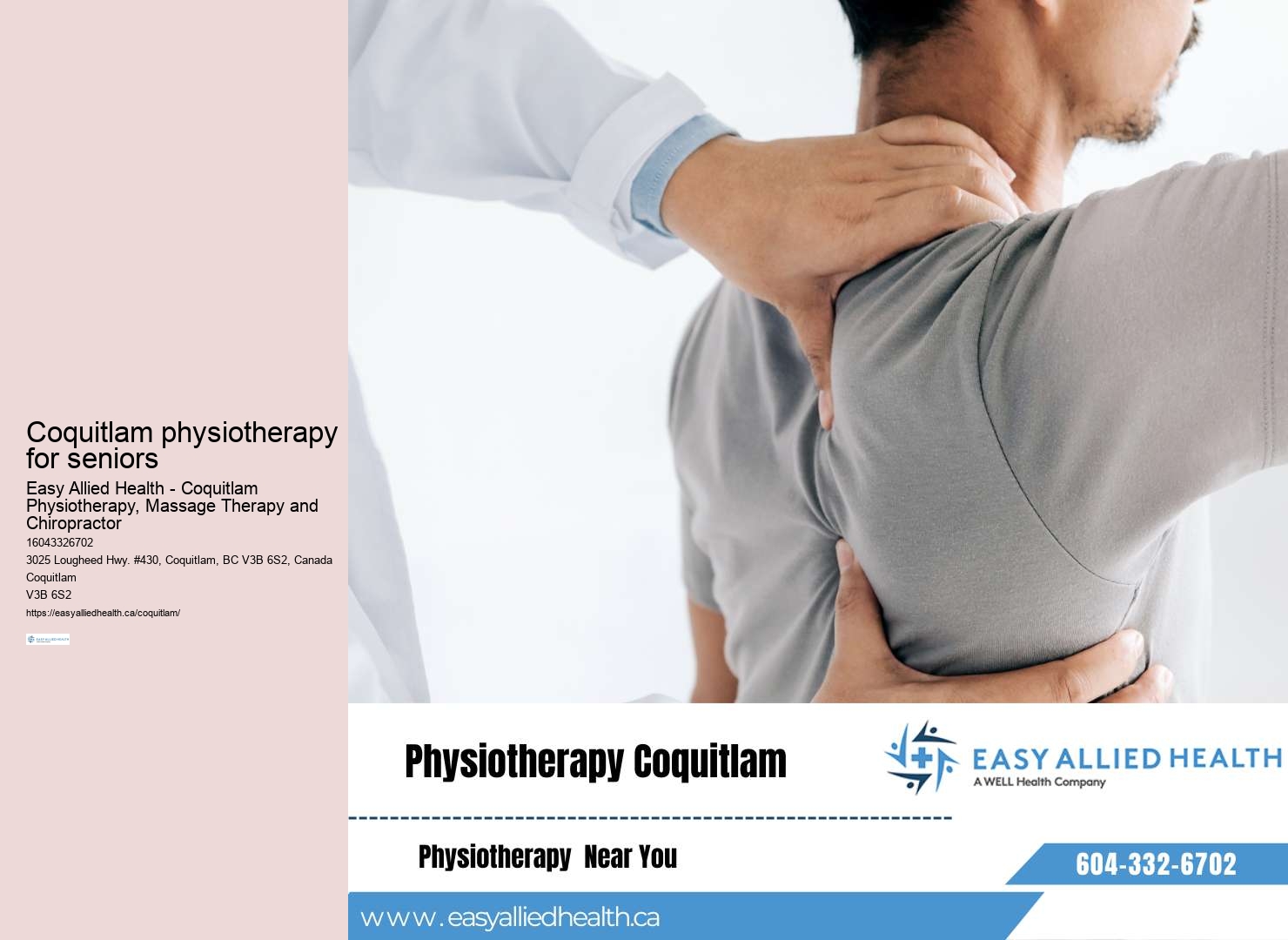 Coquitlam physiotherapy for heat therapy