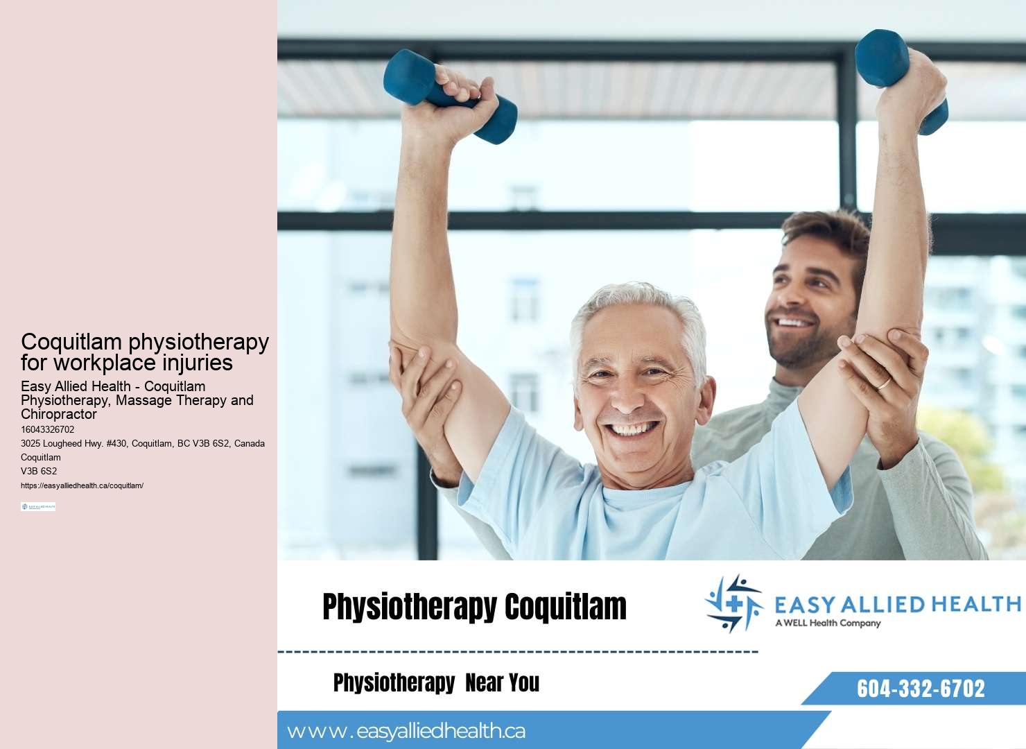 Coquitlam physio clinic