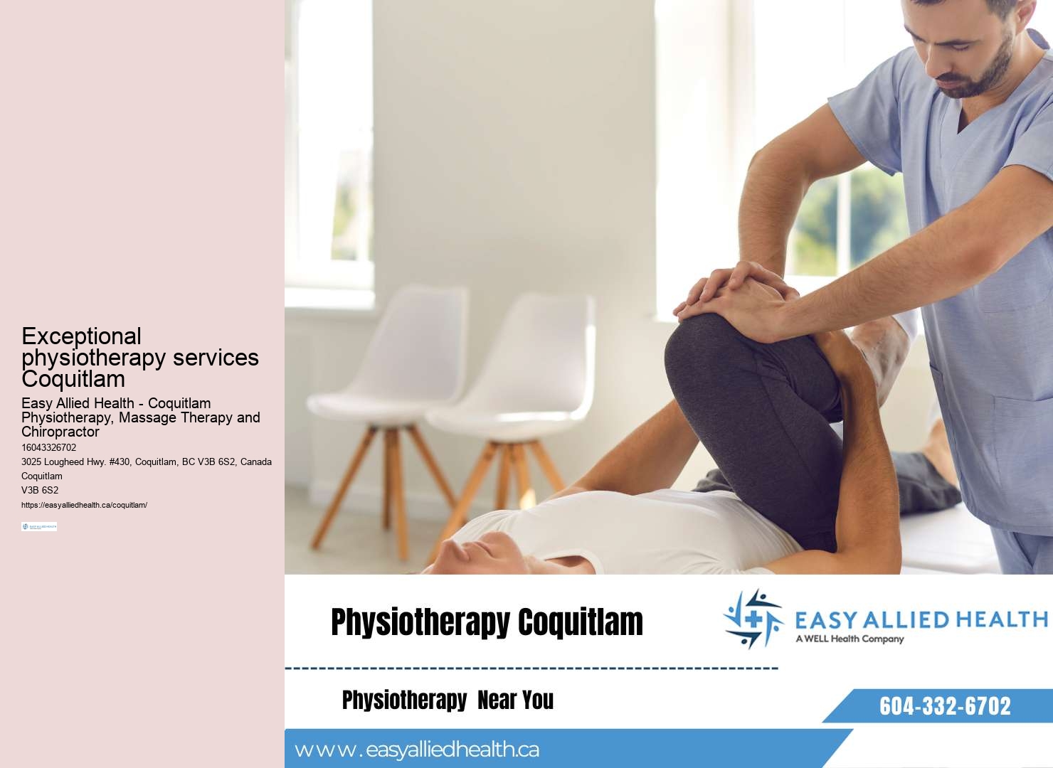 Affordable sports physiotherapy Coquitlam