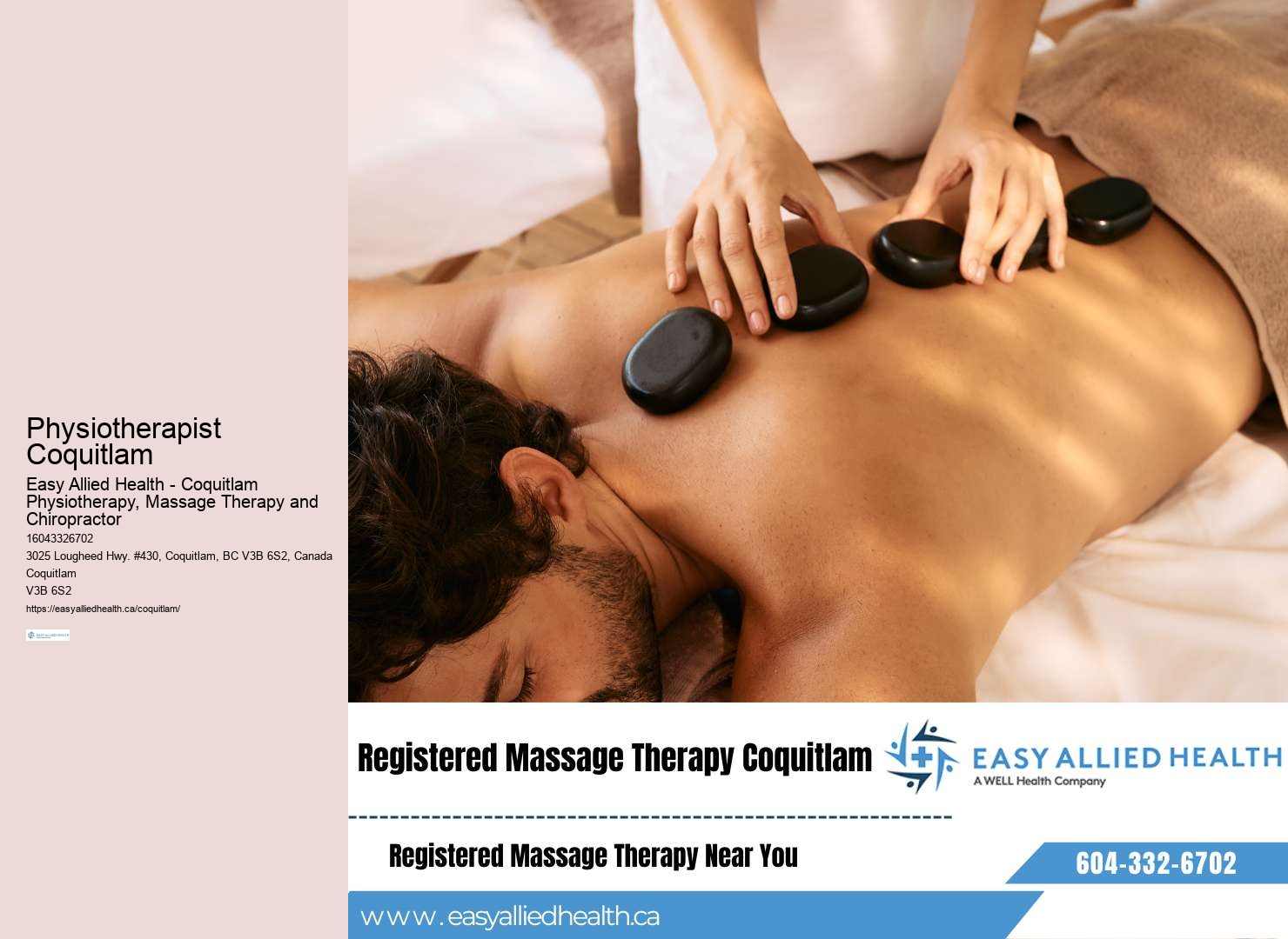 Tailored rehabilitation approaches Coquitlam