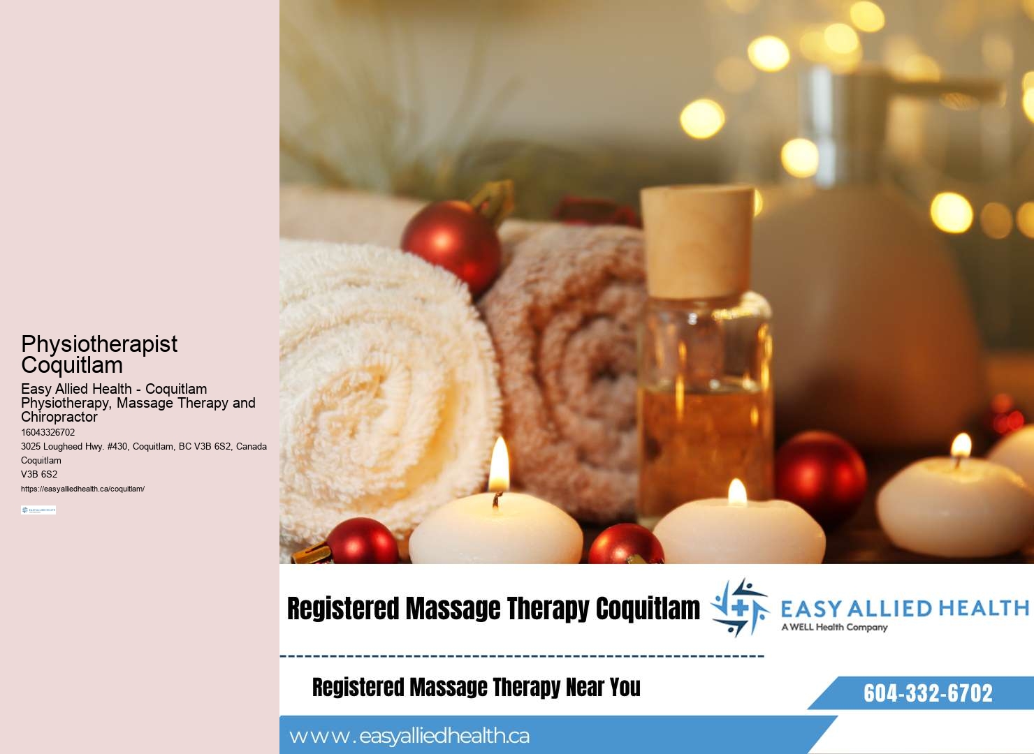 Experienced rehabilitation professionals Coquitlam