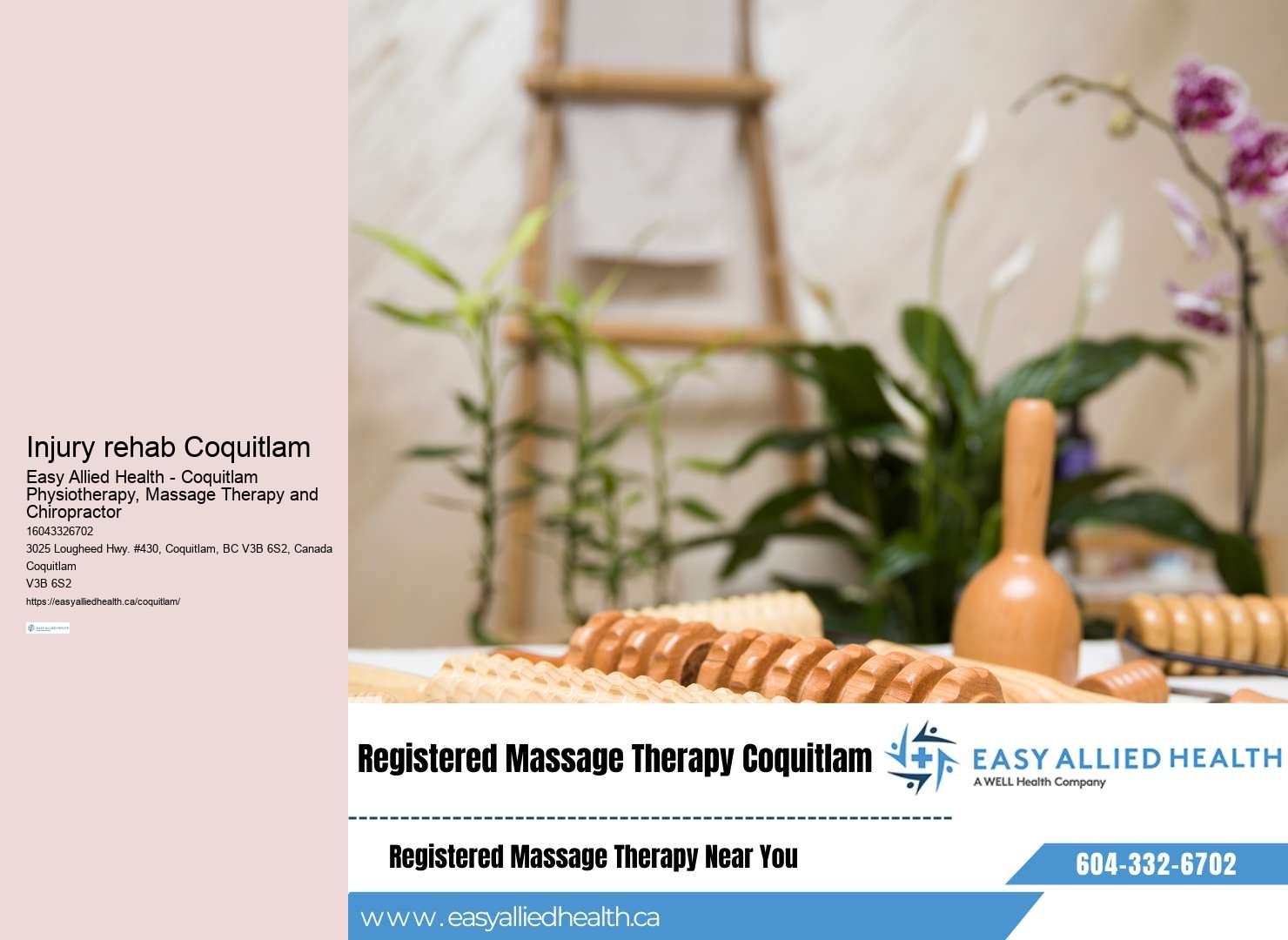 Coquitlam physiotherapy for workplace injuries