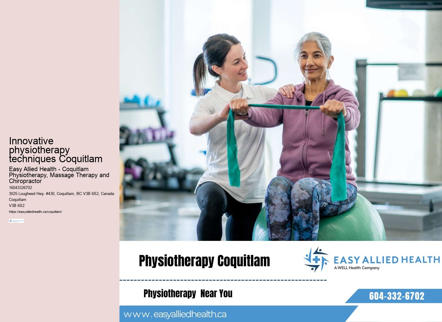 Comprehensive physio assessment Coquitlam
