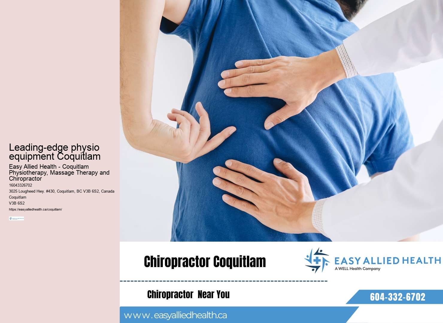 Coquitlam physiotherapy for spondylolisthesis
