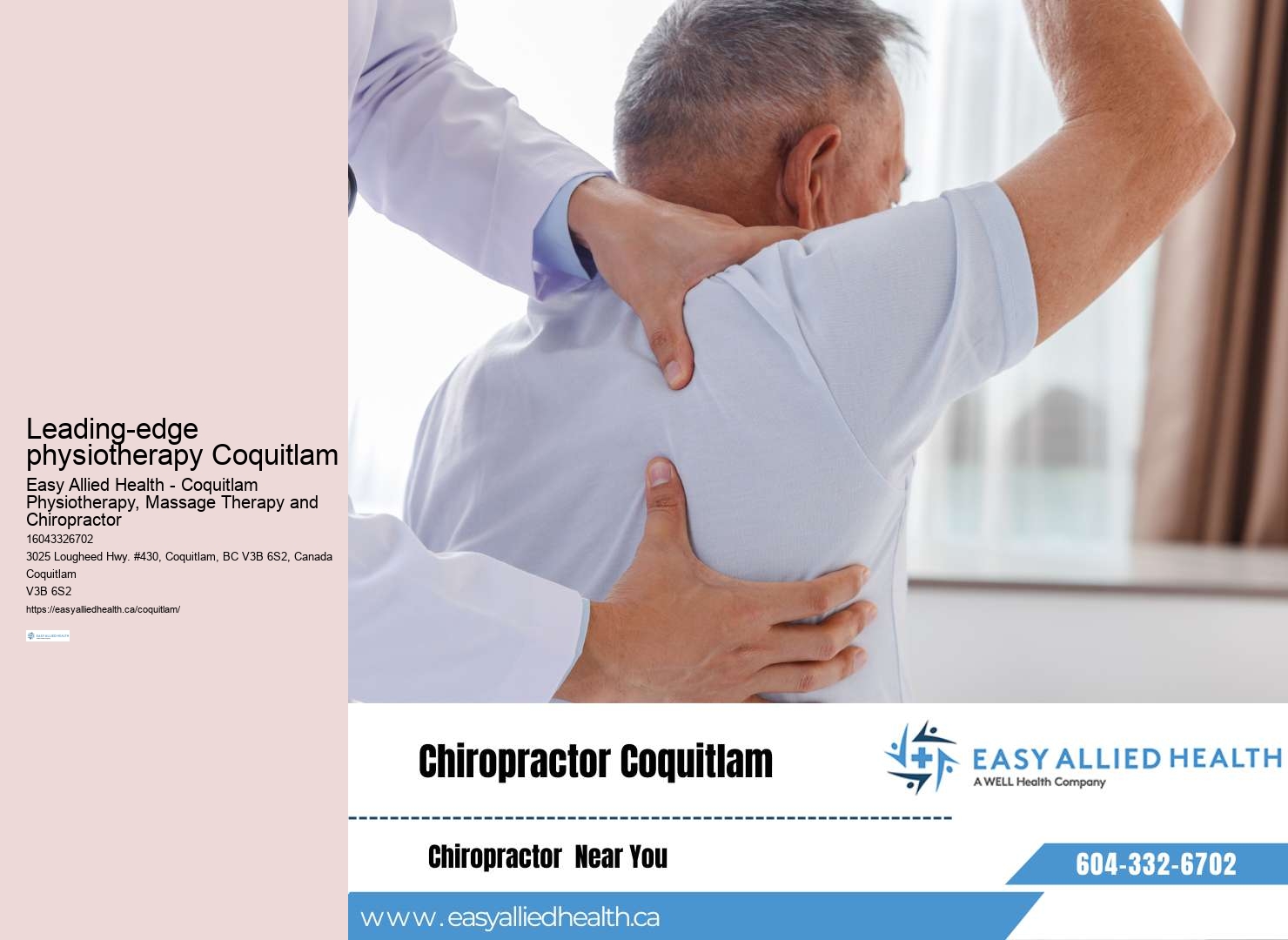 Coquitlam physiotherapy for alternative therapies