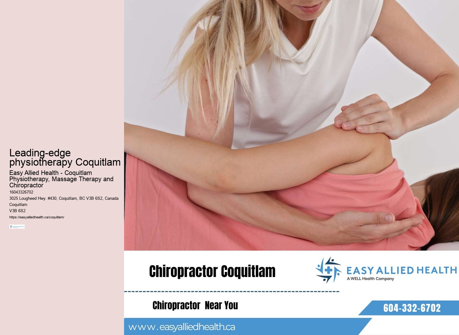 Physiotherapy treatments Coquitlam