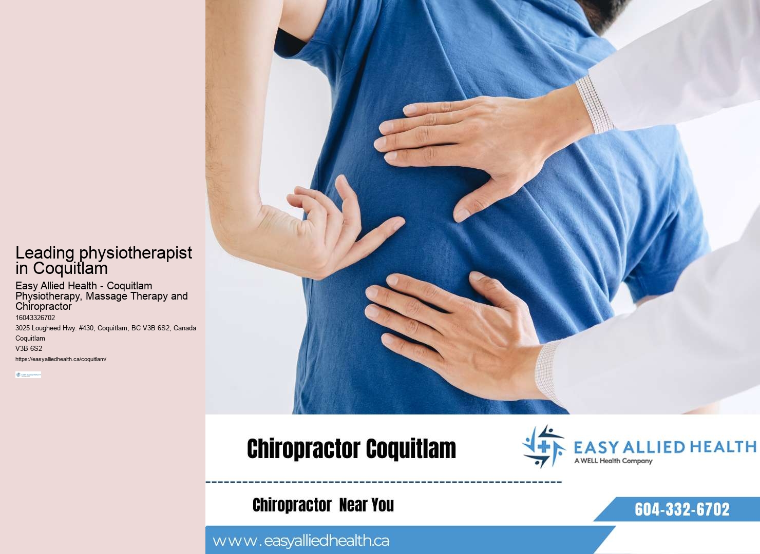 Affordable TMJ physiotherapy Coquitlam
