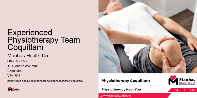 Experienced Physiotherapists Coquitlam